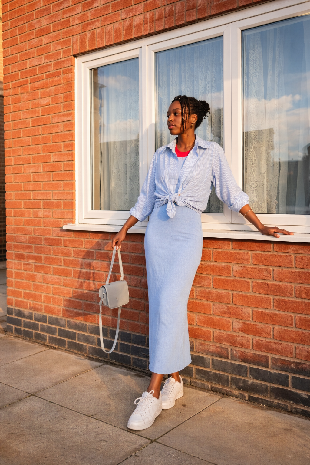 Modest Elegant knitted Maxi Dress – Christian Women's Church Dress
