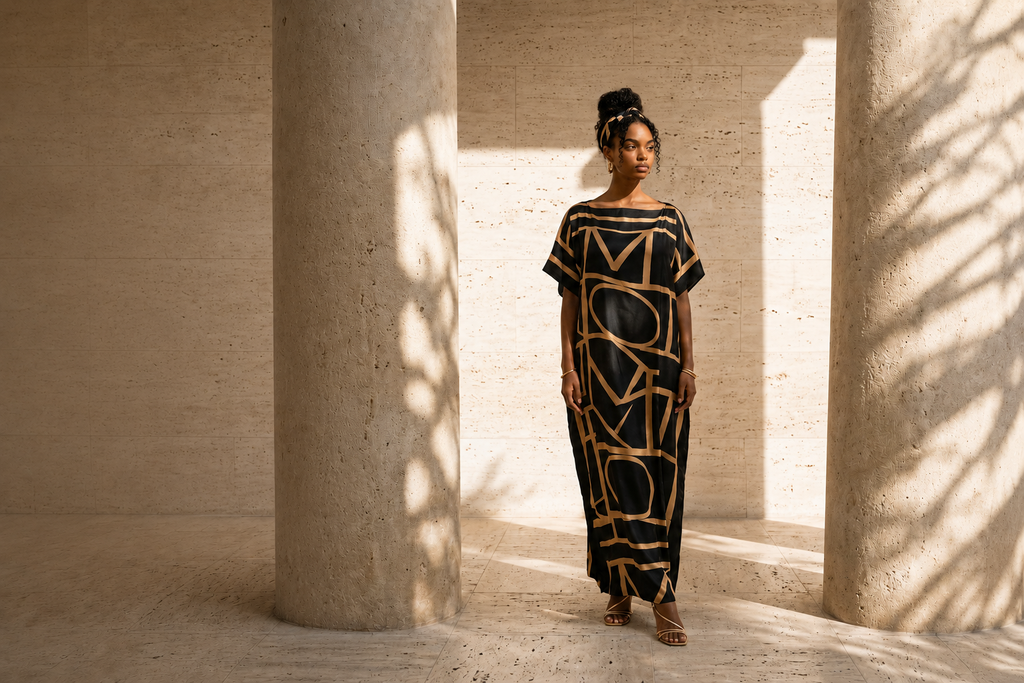 The Grace Kaftan – Elegant Modest Kaftan Maxi Dress for Women | Luxury Silky Relaxed Fit | Christian Women's Clothing | P31 Clothing